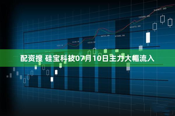 配资搜 硅宝科技07月10日主力大幅流入