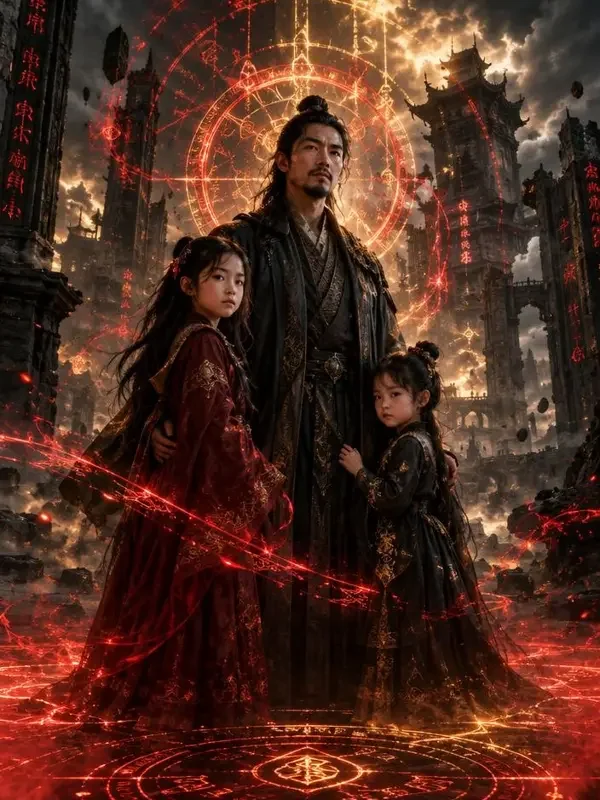 和离后我带女儿横扫魔域短剧封面，玄幻、系统、异界题材